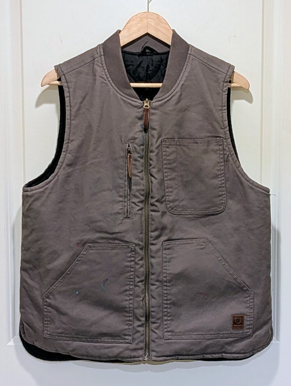 GUC Brixton L Reversible Work Worn Puffer Vest
